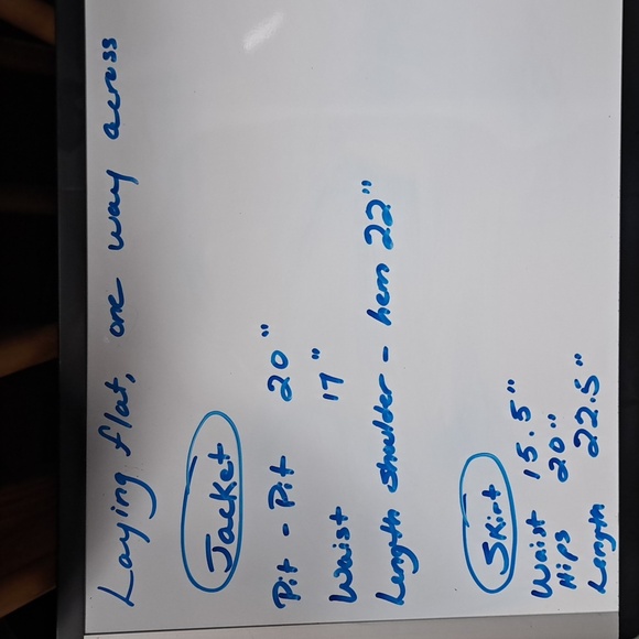 Tahari Arthur S. Levine Royal Blue/Black 2 PC Skirt Suit 10 Ronnie Style New - Picture 12 of 12